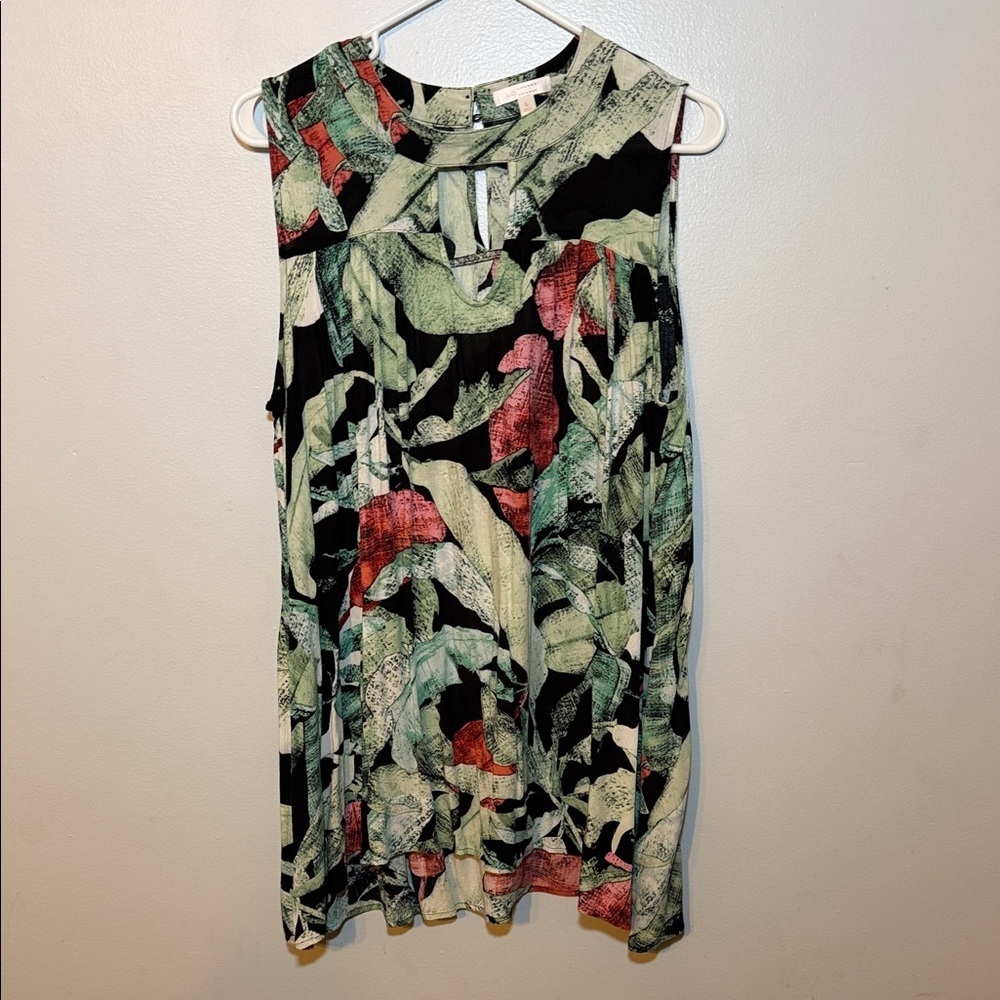 LC Lauren Conrad Multicolor Abstract Sleeveless Tunic or Mini Dress